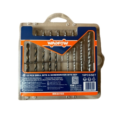 Kit Juego De Mechas Acero Widia Y Puntas Para Atornillador 16 Piezas