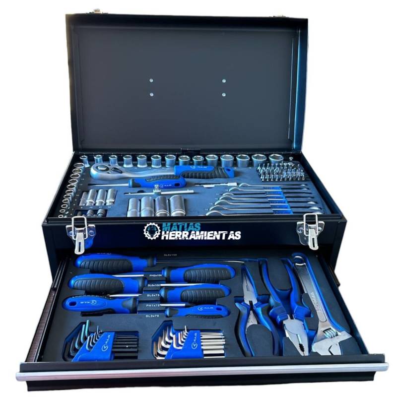 Valija Metalica Completa De Herramientas 133 Piezas