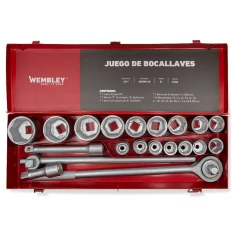 Valija De Tubos Encastre 3/4 Tubos 19 A 50Mm Wembley