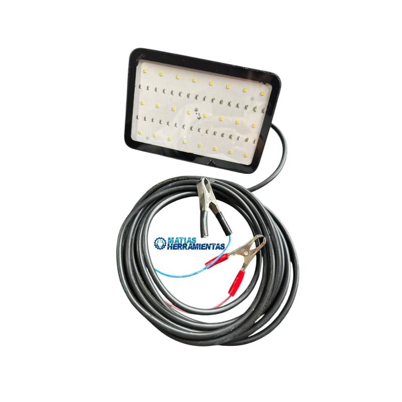 Reflector Led Portatil 12V Con Iman Y Gancho