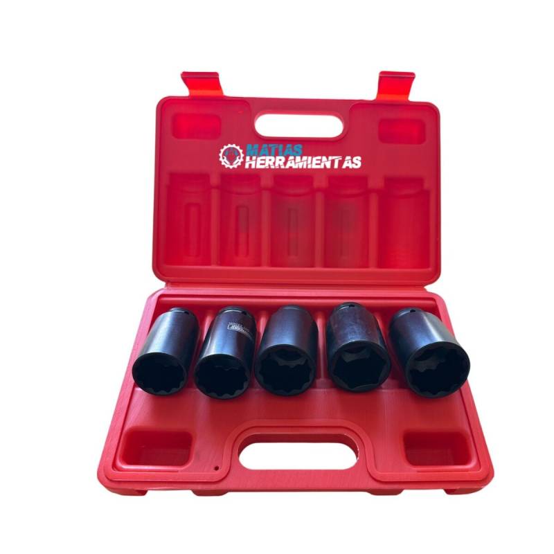 Set De 5 Tubos Especiales Largos Impacto Estriados