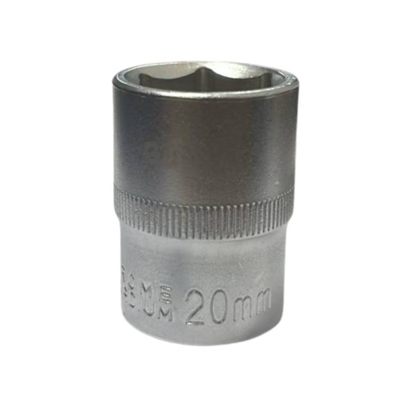 Tubo De 20Mm Con Encastre De 1/2 Corto Hexagonal