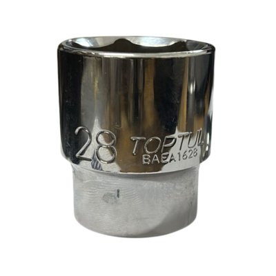 Tubo Con Encastre De 1/2 Corto De 28Mm Hexagonal