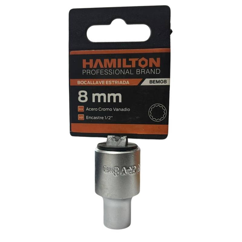 Tubo Corto Encastre 1/2 De 8Mm Estriado