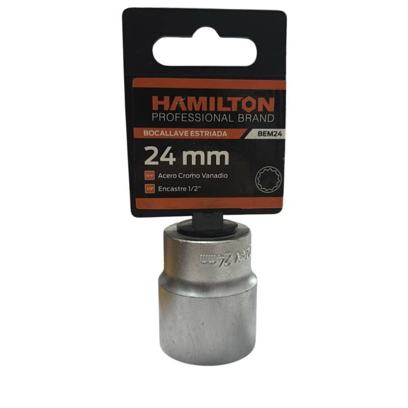 Tubo Corto Encastre 1/2 De 24Mm Estriado