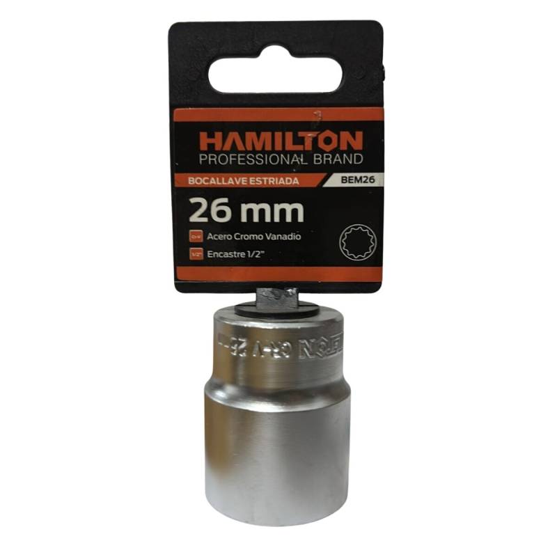 Tubo Corto Encastre 1/2 De 26Mm Estriado