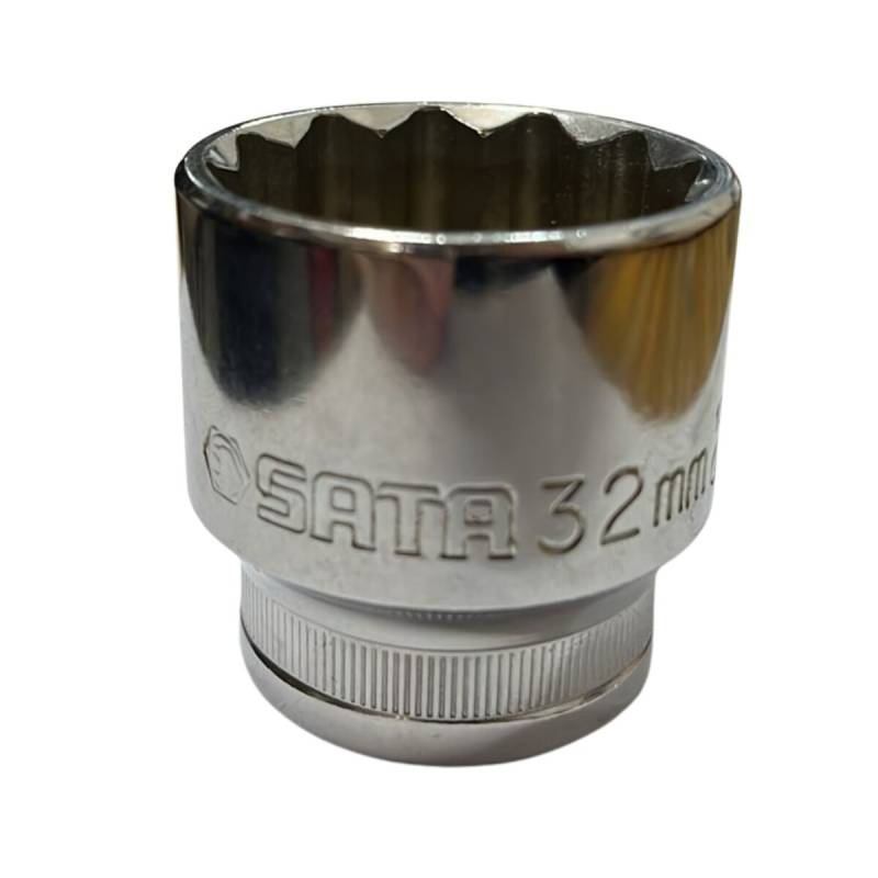 Tubo De 32Mm Con Encastre De 1/2 Corto Estriado