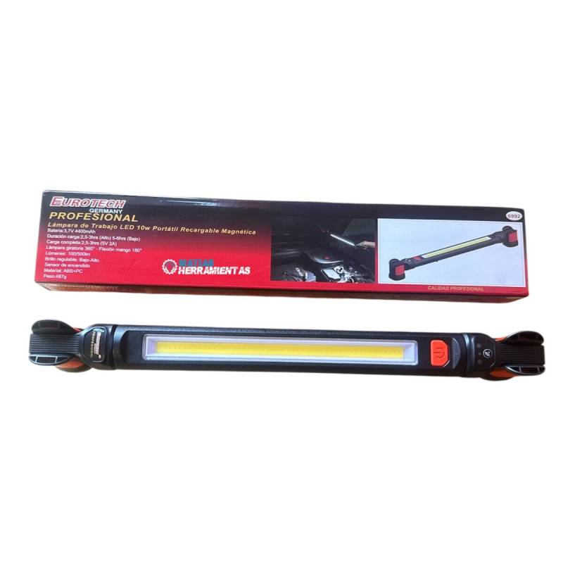 Lampara Portatil Led Giratoria Con Sensor De Movimiento