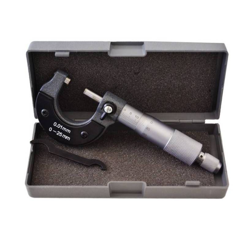 Micrometro Exterior De 0 A 25Mm Con Estuche