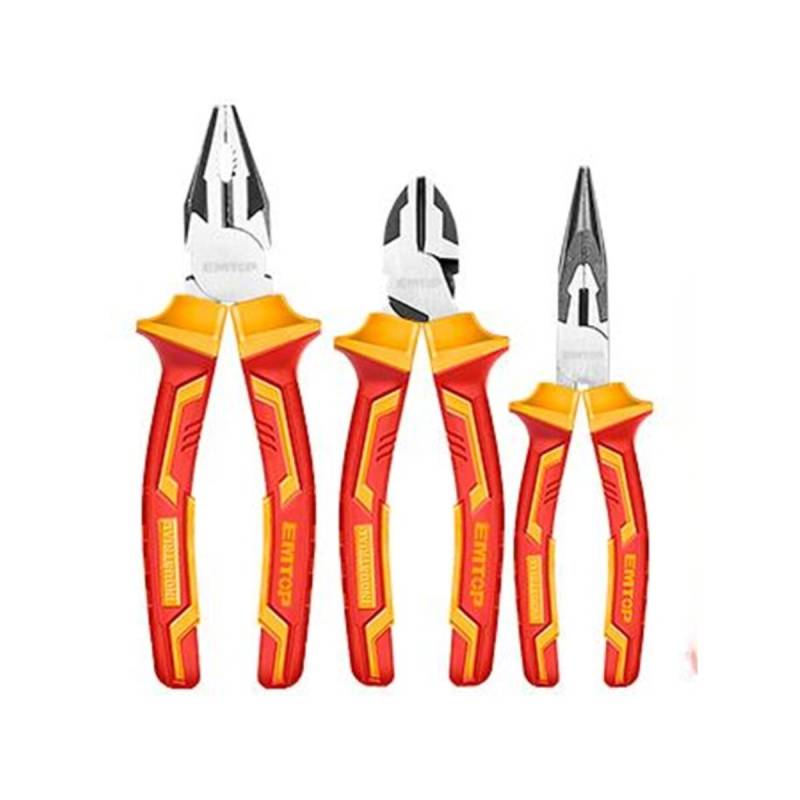 Set De Pinza Alicate Y Pinza De Punta Aisladas 1000V