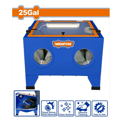 Maquina Cabina Arenadora 95Lts Con Luz Led