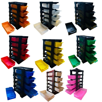 Organizador Con 5 Cajones Plasticos Reforzados