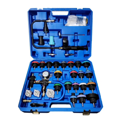 Kit Probador De Fugas De Radiador Completo Con Bomba