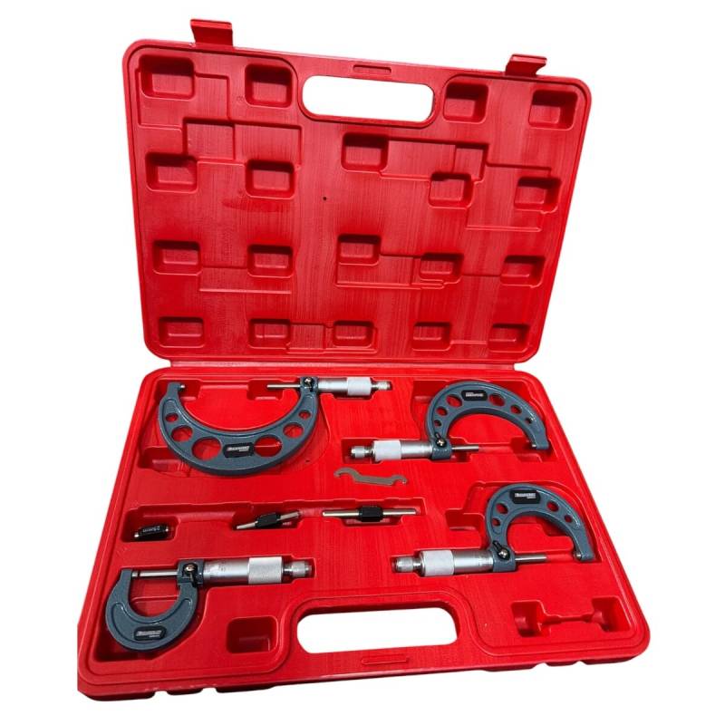 Juego De 4 Micometros Completos De 0 A 100Mm
