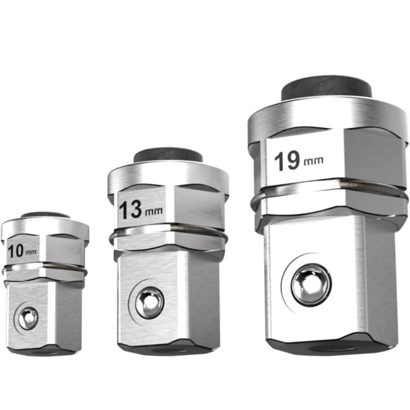 Set De 3 Adaptadores Para Convertir Llave Crique