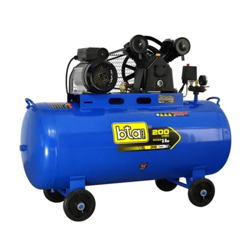 Compresor De Aire 200 Litros 3 Hp Monofasico Bta