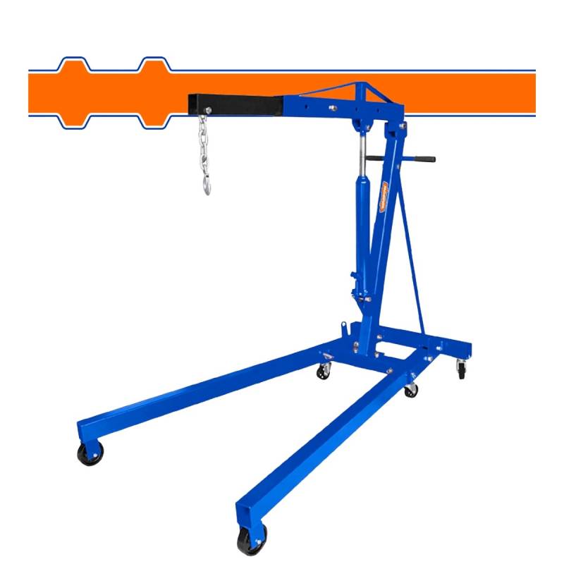 Pluma Levanta Motores Reforzada 2 Toneladas Plegable