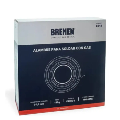 Rollo De Alambre Para Soldar Con Gas 0.9Mm X15Kg