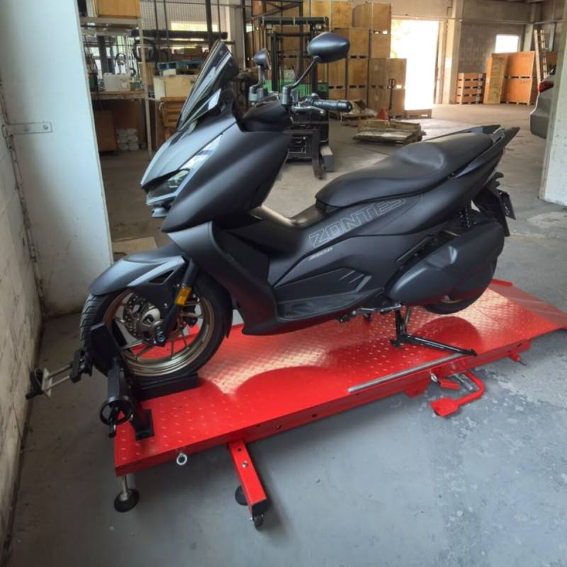 Elevador Plancha Hidraulico Para Motos 400 Kilos De Capacidad