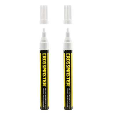 Set De 2 Fibron Marcador Blanco Para Motores Y Metales