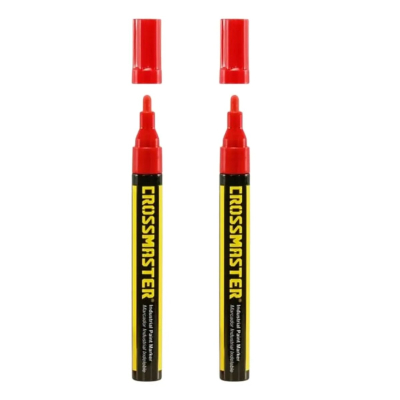 Set De 2 Fibron Marcador Rojo Para Motores Y Metales