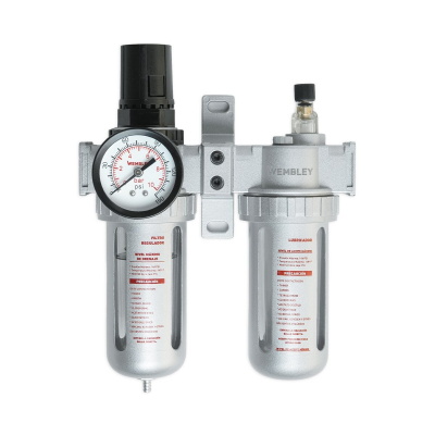 Filtro Regulador Y Lubricador Para Compresor Encastre 1/4