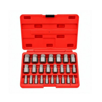 Extractor Tornillos Cortados Falseados Tubos Rotos  25 Piezas
