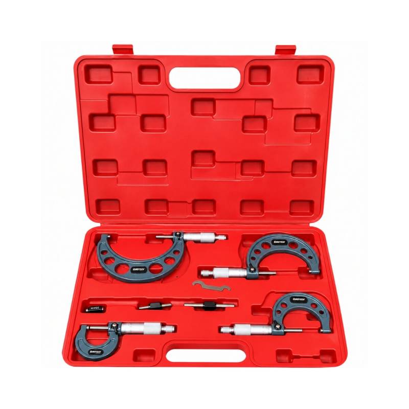 Juego De 4 Micometros Completos De 0 A 100Mm