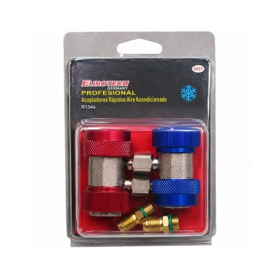 Juego De Acoples Rapidos Para Manifold Aire Acondicionado