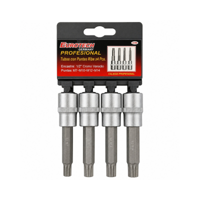 Juego De Puntas Ribe Con Tubo M7-M10-M12-M14 Eurotech