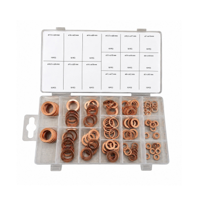 Juego Kit De 150 Arandelas De Suplemento De Cobre