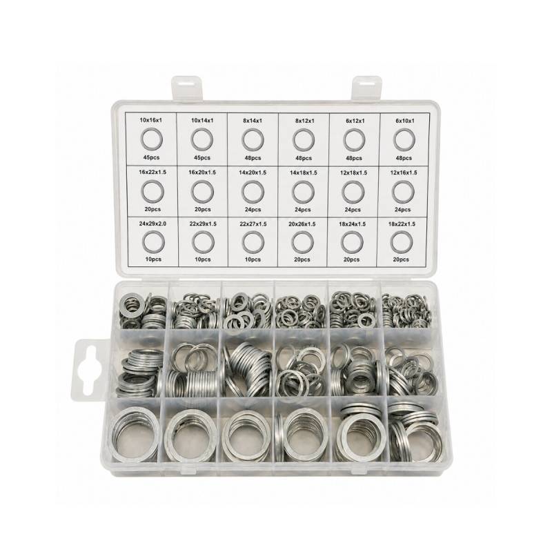 Juego Kit De 508 Arandelas De Suplemento De Aluminio