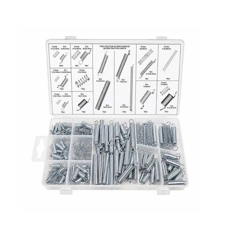 Kit De 200 Resortes Surtidos Universales