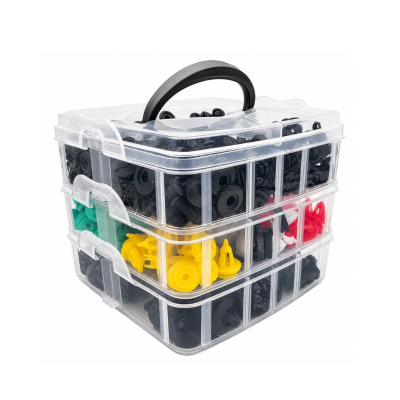 Kit De 435 Clips Para Paneles + Sacaclip Destapizador + Estuche