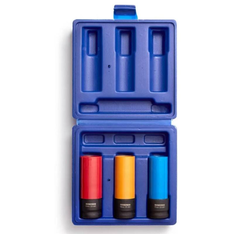Juego De 3 Tubos Impacto Largos De Color Para Ruedas
