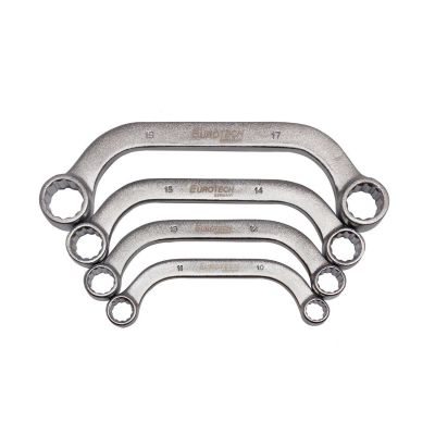 Llaves Combinadas Curvas Tipo C - 5 Piezas