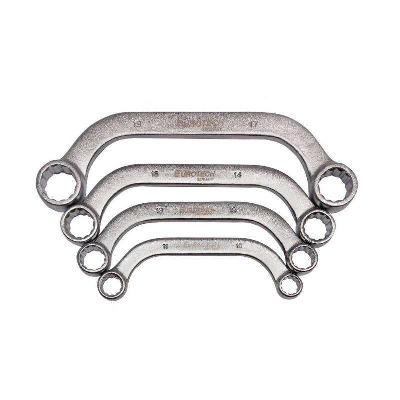 Llaves Combinadas Curvas Tipo C - 5 Piezas