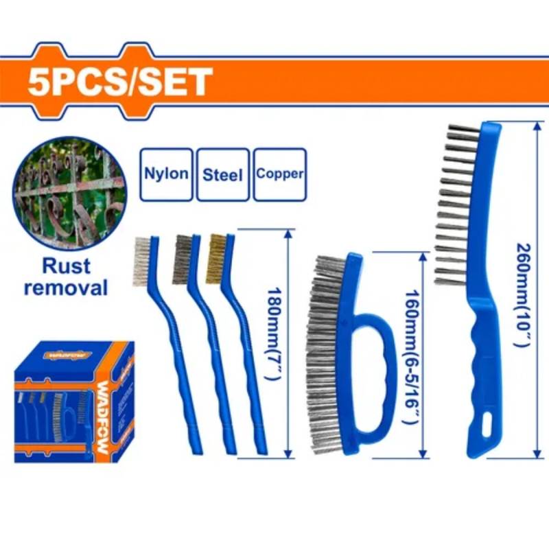 Set De 5 Cepillos De Mano Usos Multiples Wadfow
