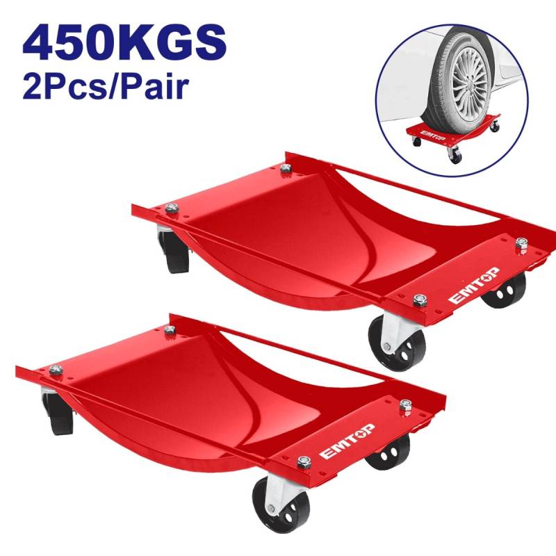 Set De 2 Bandejas Para Mover El Auto En El Taller