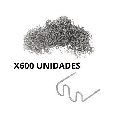Set De 600 Grampas Tipo W Para Soldador De Plastico