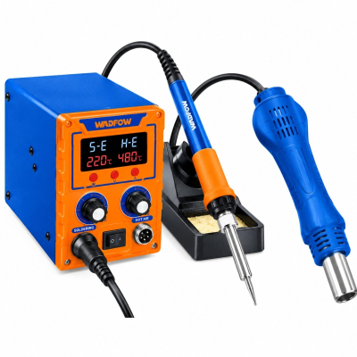 Estacion De Soldado Completa Con Pistola De Calor 700 Watts