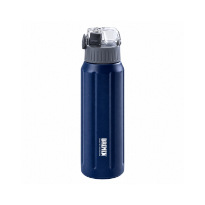 Botella Termica Para Actividad Fisica Azul 600Cc