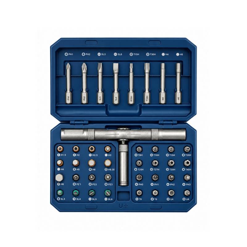 Caja De Tubos Encastre 1/4 Imantada Con 44 Piezas Top
