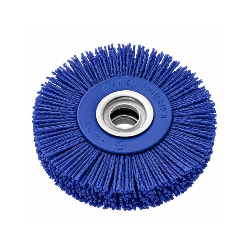 Cepillo Circular Para Amoladora De Banco 6 Con Cerdas De Nylon
