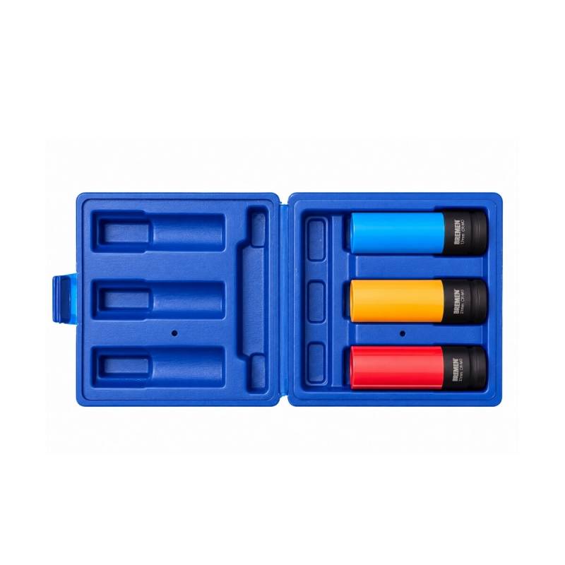 Juego De 3 Tubos Impacto Largos De Color Para Ruedas