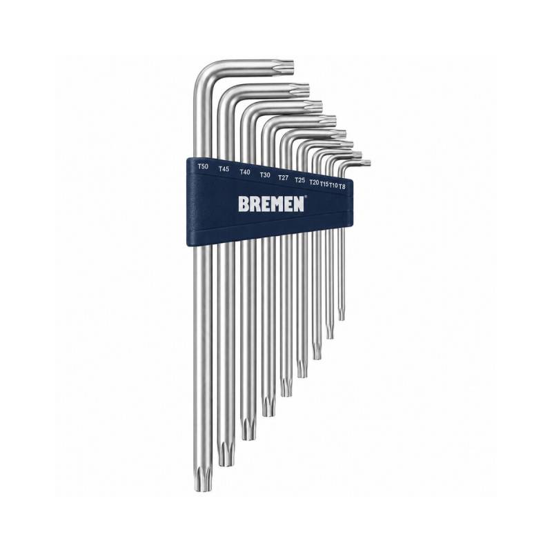 Juego De Llaves Torx Largas Tipo L Bremen