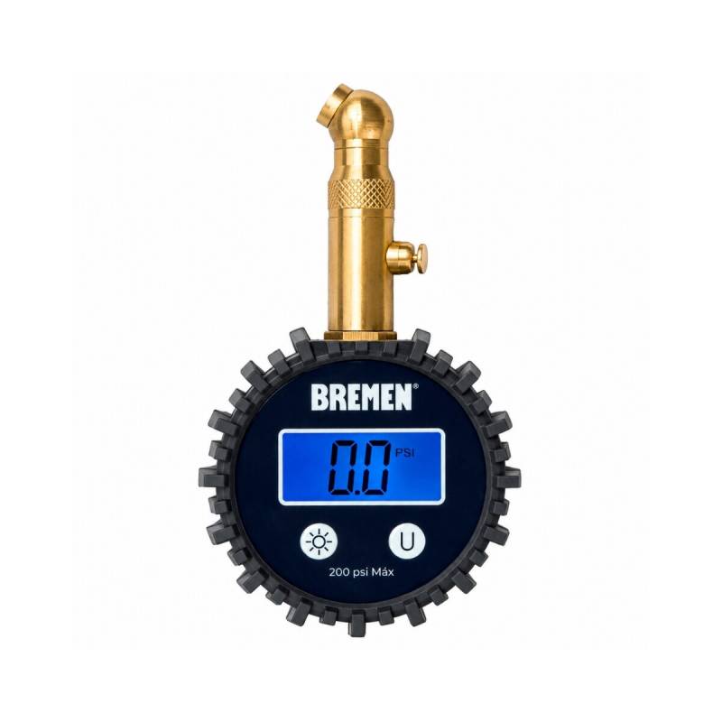 Manometro Digital Para Neumaticos Bremen 0 A 200 Psi