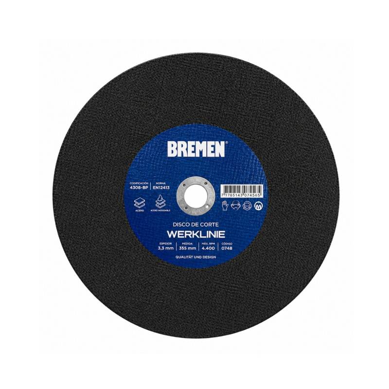 Pack De 10 Discos De Corte 355Mm Para Sensitiva