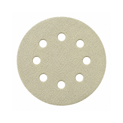 Pack De 5 Lijas Para Lijadora Roto Orbital 125Mm Velcro Abrojo Grano 80