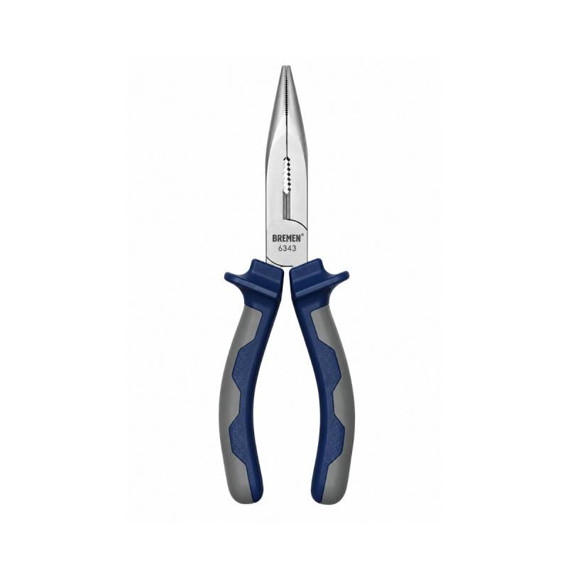 Pinza De Punta Media Caña Curva 8 Pulgadas Pro